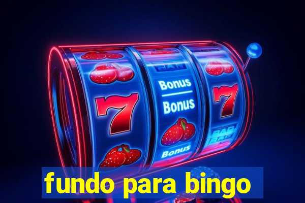 fundo para bingo