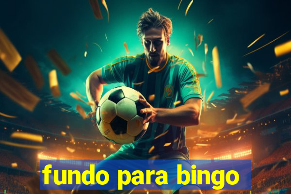 fundo para bingo