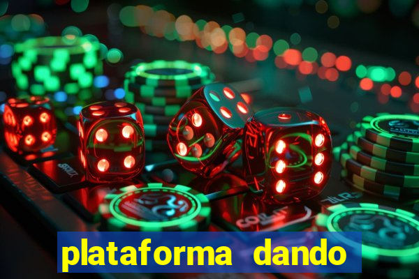 plataforma dando bonus de cadastro