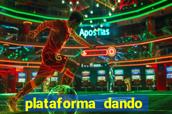 plataforma dando bonus de cadastro