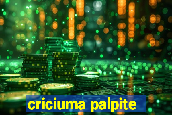 criciuma palpite