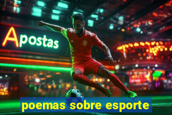 poemas sobre esporte