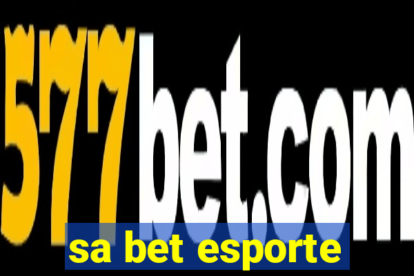 sa bet esporte