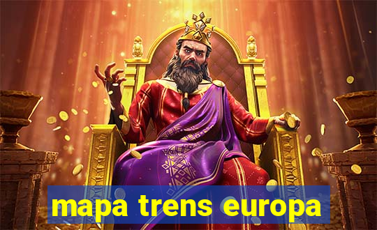 mapa trens europa