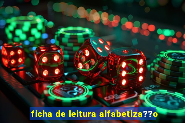 ficha de leitura alfabetiza??o