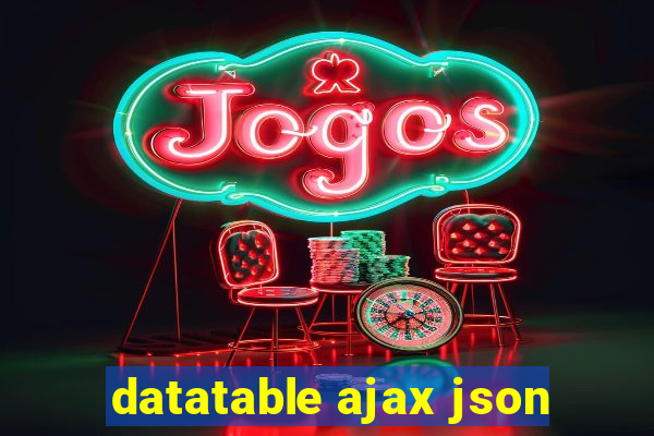 datatable ajax json