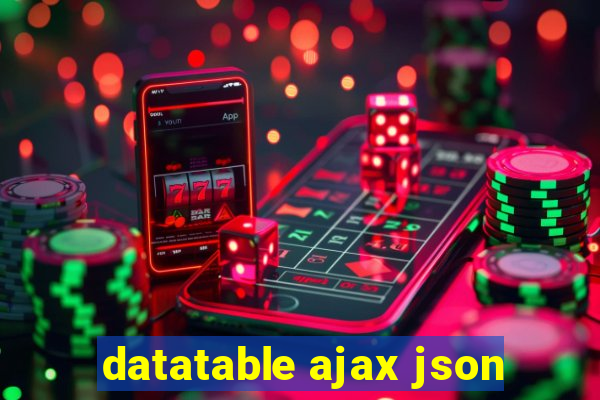 datatable ajax json