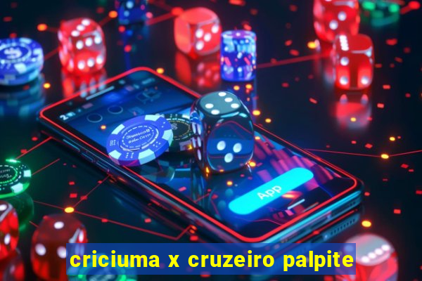 criciuma x cruzeiro palpite