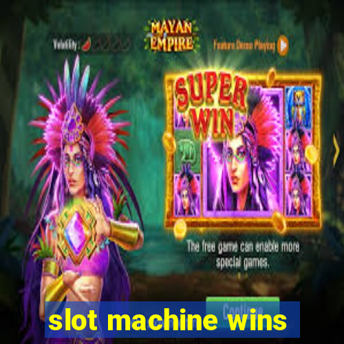 slot machine wins