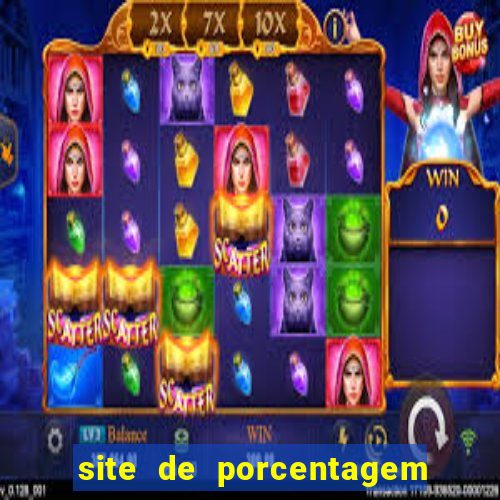 site de porcentagem dos slots