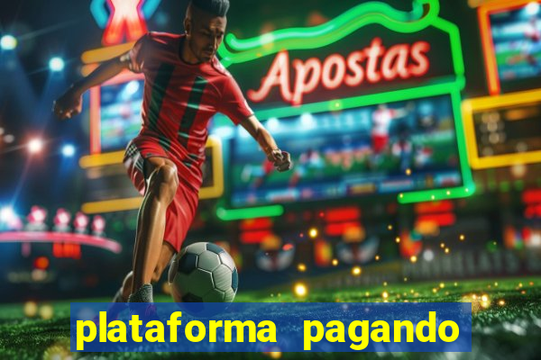 plataforma pagando bem hoje