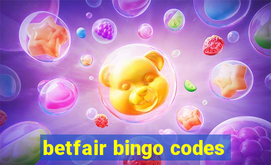 betfair bingo codes