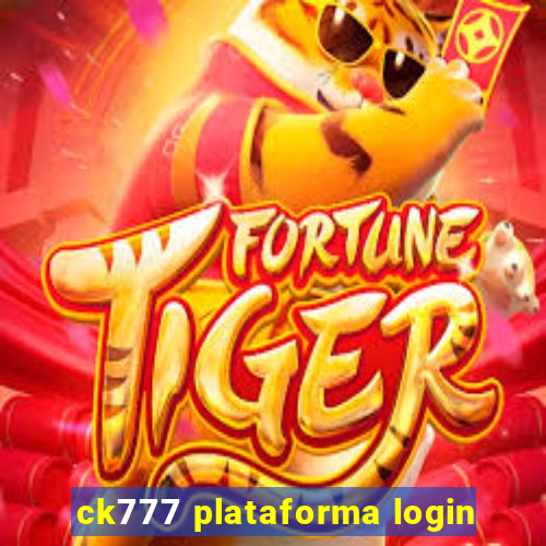 ck777 plataforma login