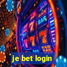 je bet login