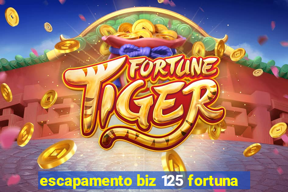 escapamento biz 125 fortuna