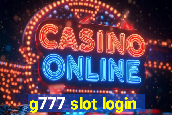 g777 slot login