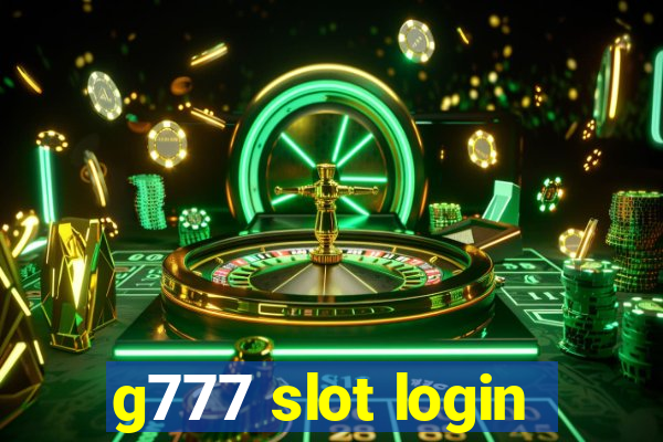 g777 slot login