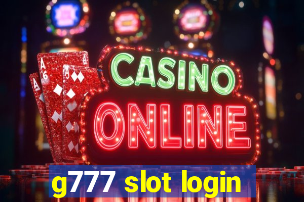 g777 slot login