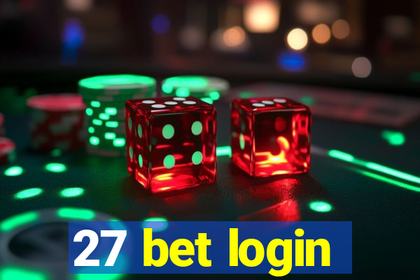 27 bet login