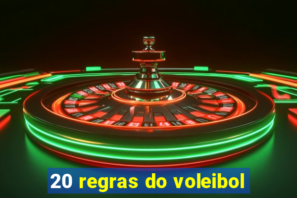 20 regras do voleibol