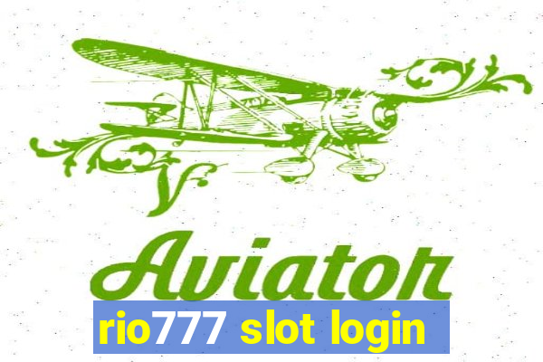 rio777 slot login