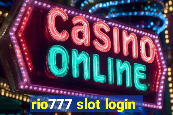 rio777 slot login