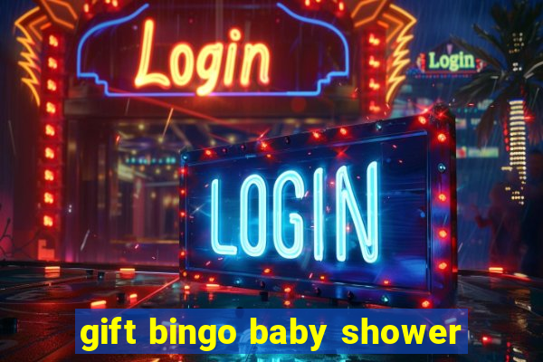 gift bingo baby shower