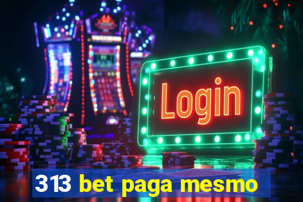 313 bet paga mesmo