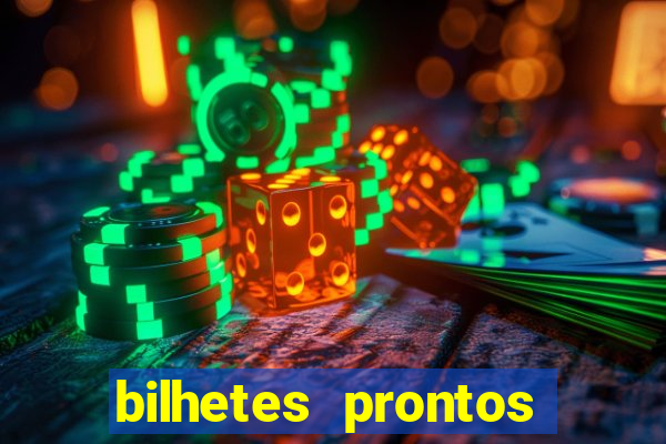 bilhetes prontos dos jogos de hoje