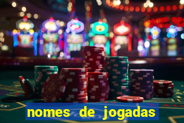 nomes de jogadas de poker