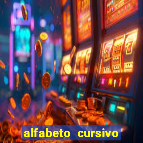 alfabeto cursivo pontilhado para imprimir pdf