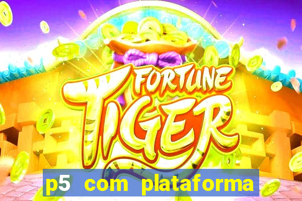 p5 com plataforma de jogos