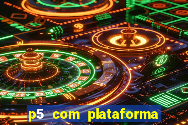 p5 com plataforma de jogos