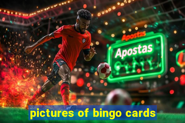 pictures of bingo cards