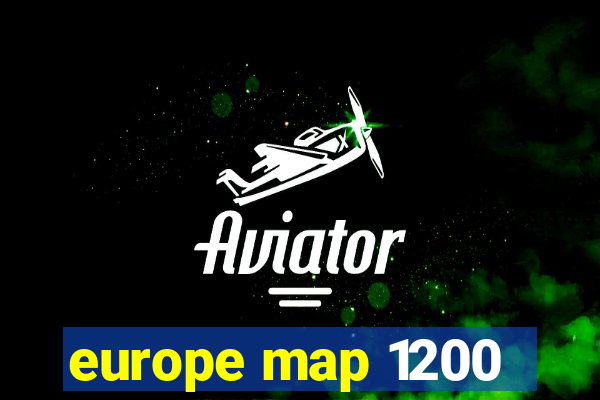 europe map 1200