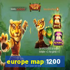 europe map 1200