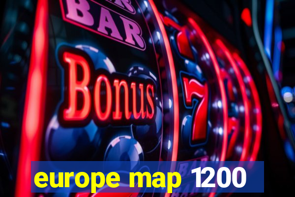 europe map 1200