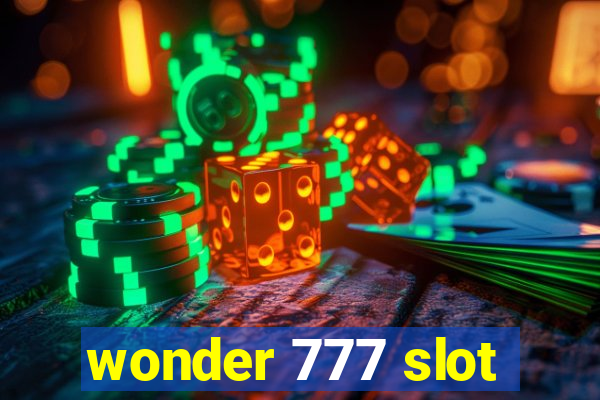 wonder 777 slot