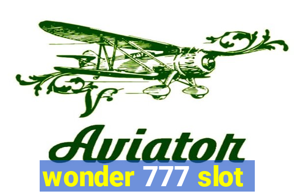 wonder 777 slot