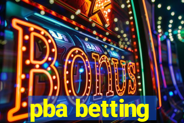 pba betting