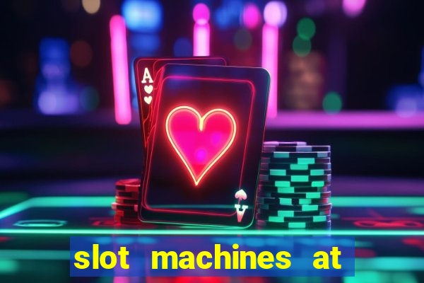 slot machines at mgm springfield