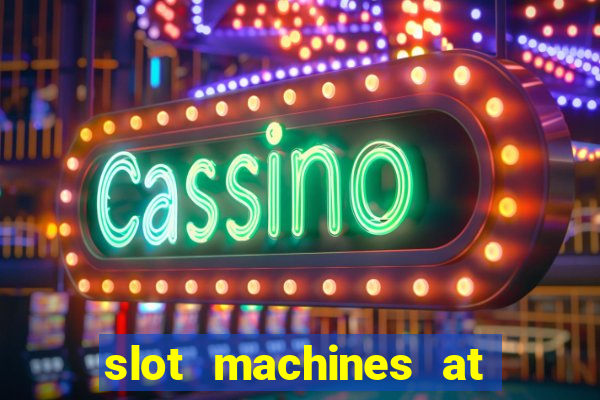 slot machines at mgm springfield