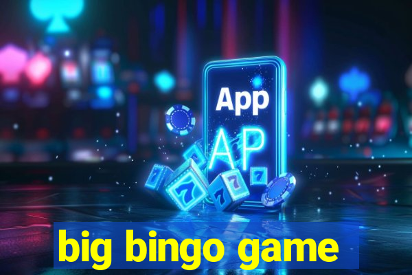 big bingo game