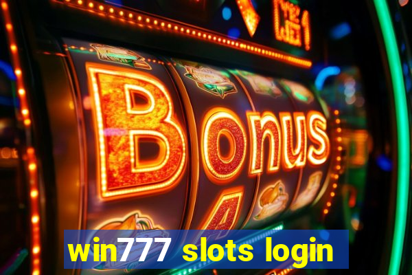 win777 slots login