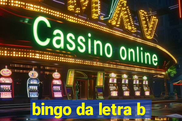 bingo da letra b