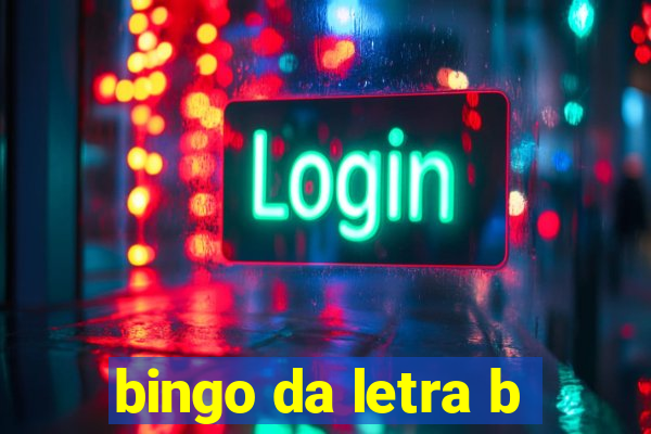 bingo da letra b