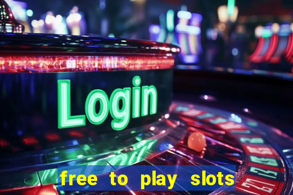 free to play slots online no download