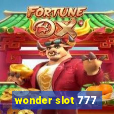 wonder slot 777