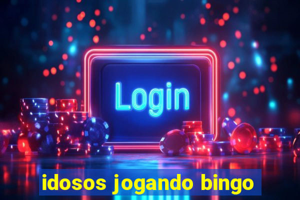 idosos jogando bingo