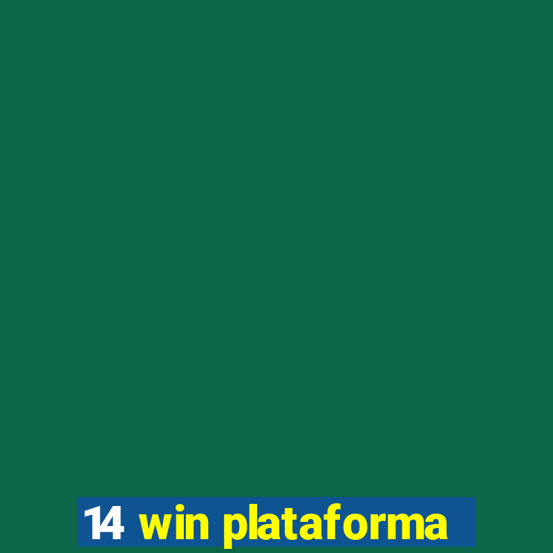 14 win plataforma